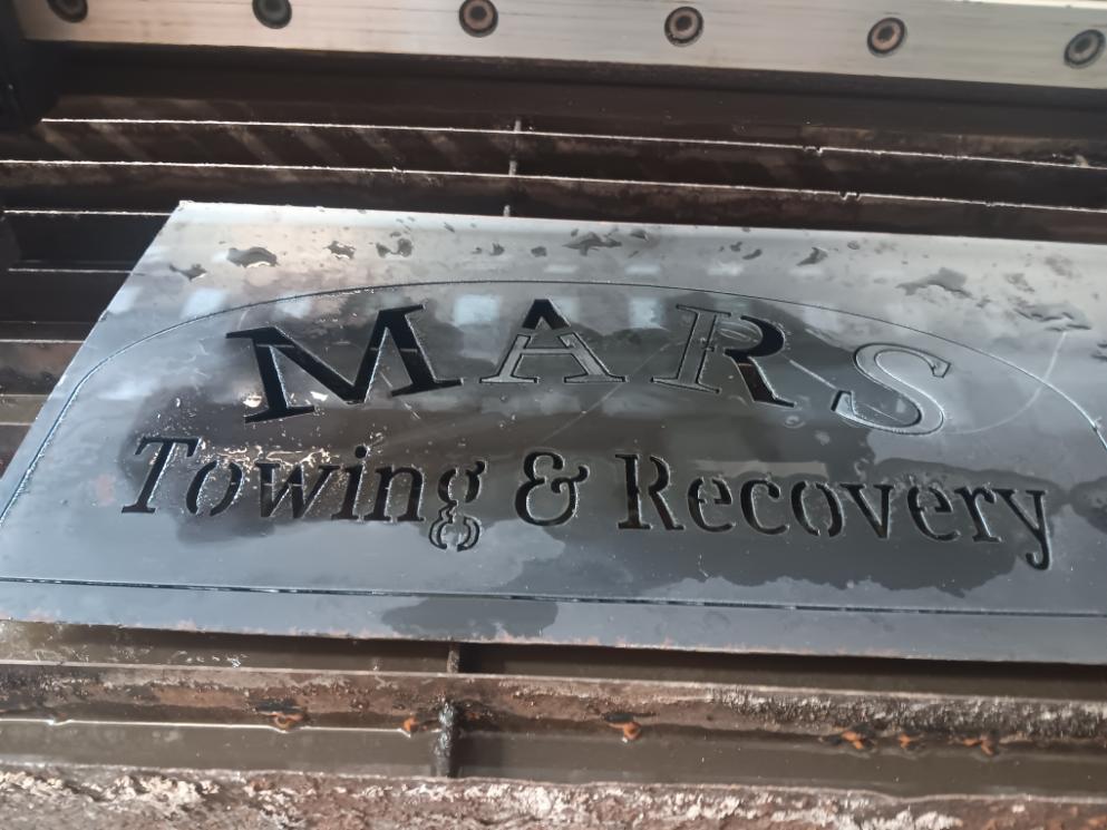 custom plasma cut sign