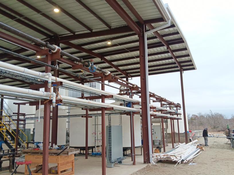 industrial steel pipe work